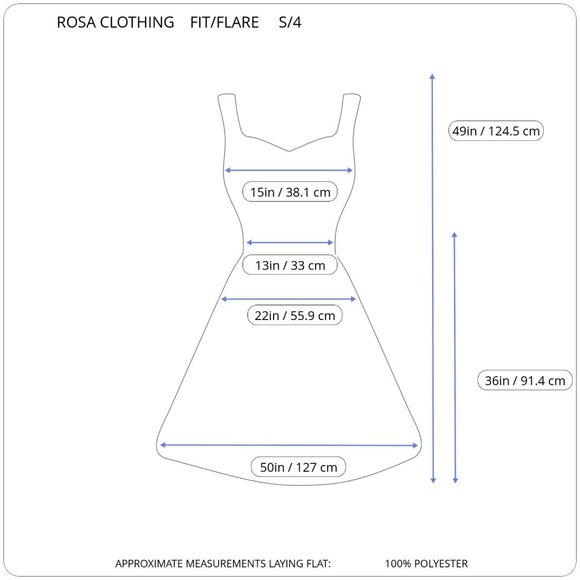 Women Fit & Flare Dress Size S Print Fish Blue Blue White Square Neck Sleeveless - Picture 8 of 8